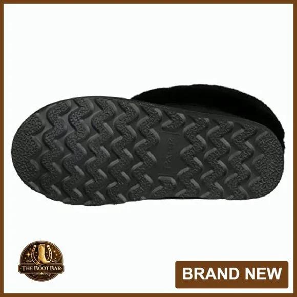 Genuine Suede Slipper Boots Memory Foam Indoor Outdoor Ankle Booties